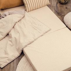 Matelas d'appoint pliant coton bio rayé  - vertbaudet enfant