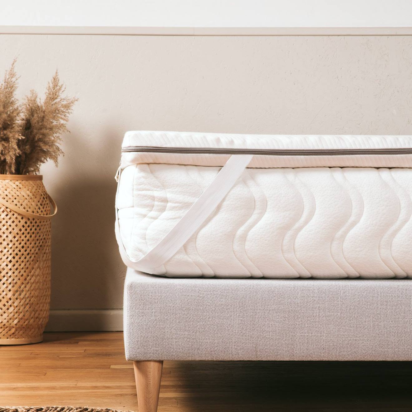 Surmatelas Latex Naturel Blanc