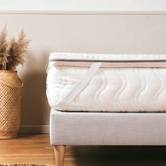 Chambre et rangement-Literie-Surmatelas latex naturel