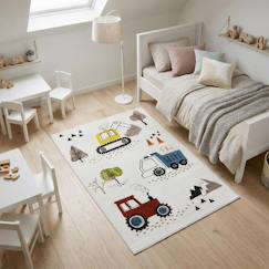 -Tapis enfant trucks certifié oeko-tex