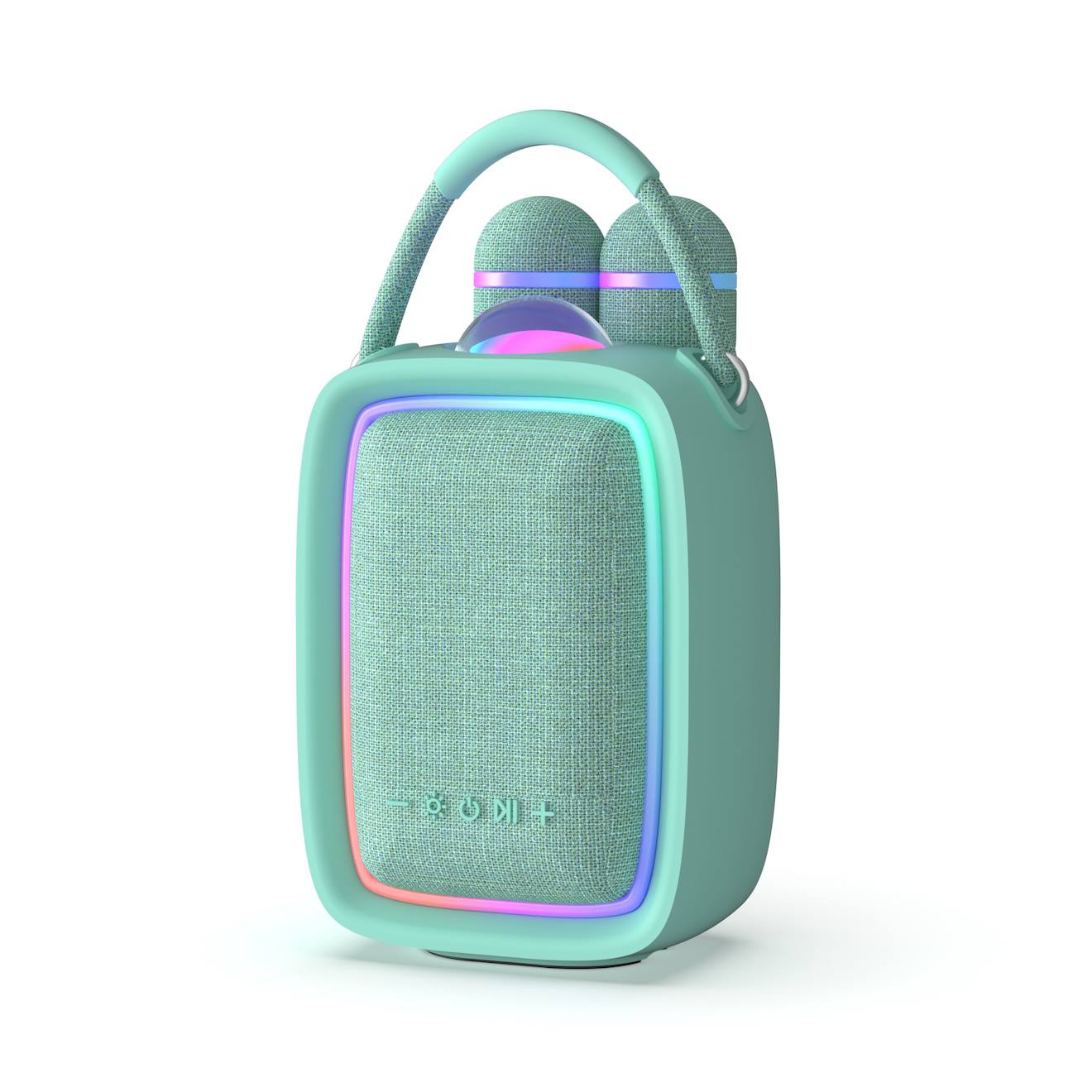Enceinte & Karaoké Lumineuse - Singy Party Bleu Bleu