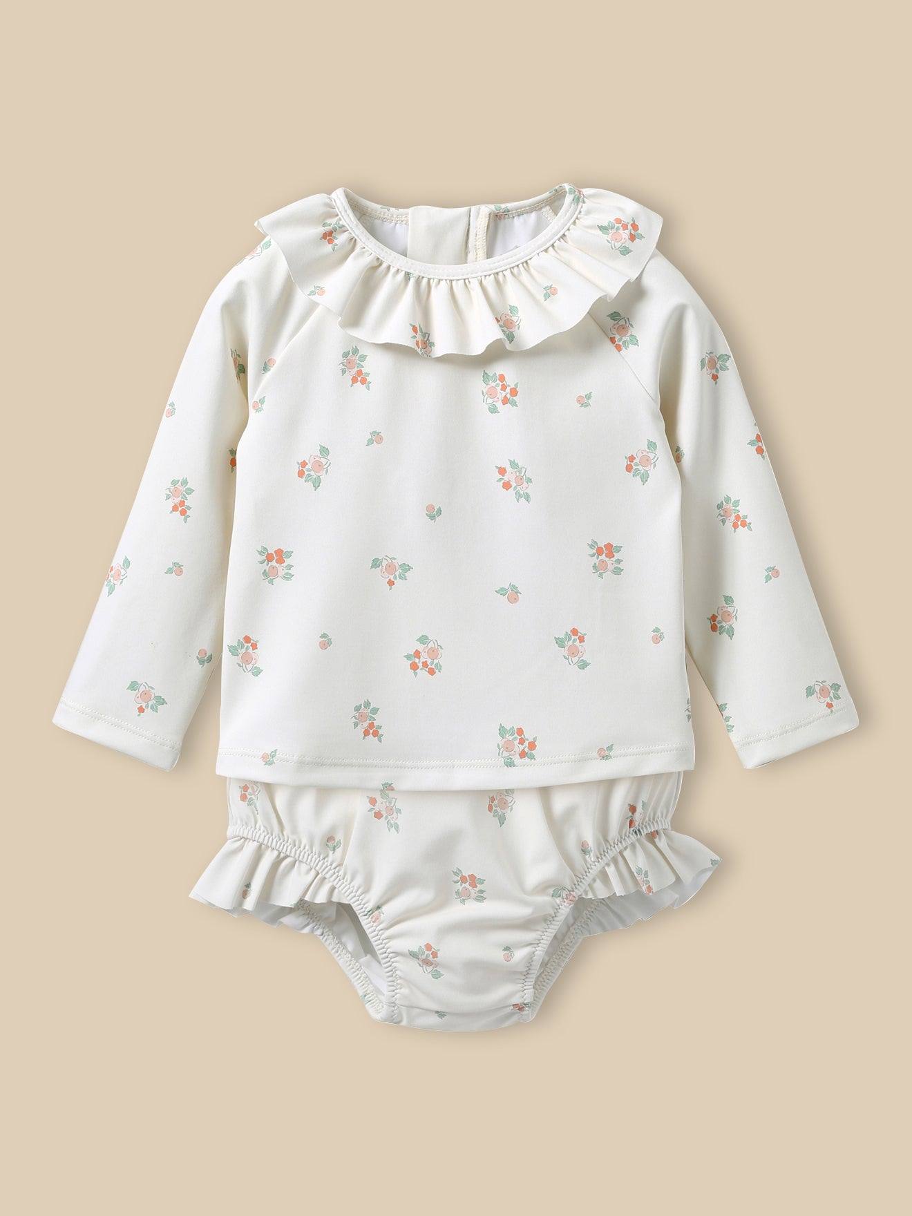 Ensemble De Bain Bébé Anti-uv Imprimé Baies