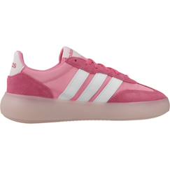 Chaussures-Basket fille en cuir et textile lacets urbain