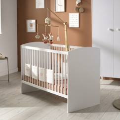 Lit bébé 60x120 - têtes de lit panneaux - milann  - vertbaudet enfant