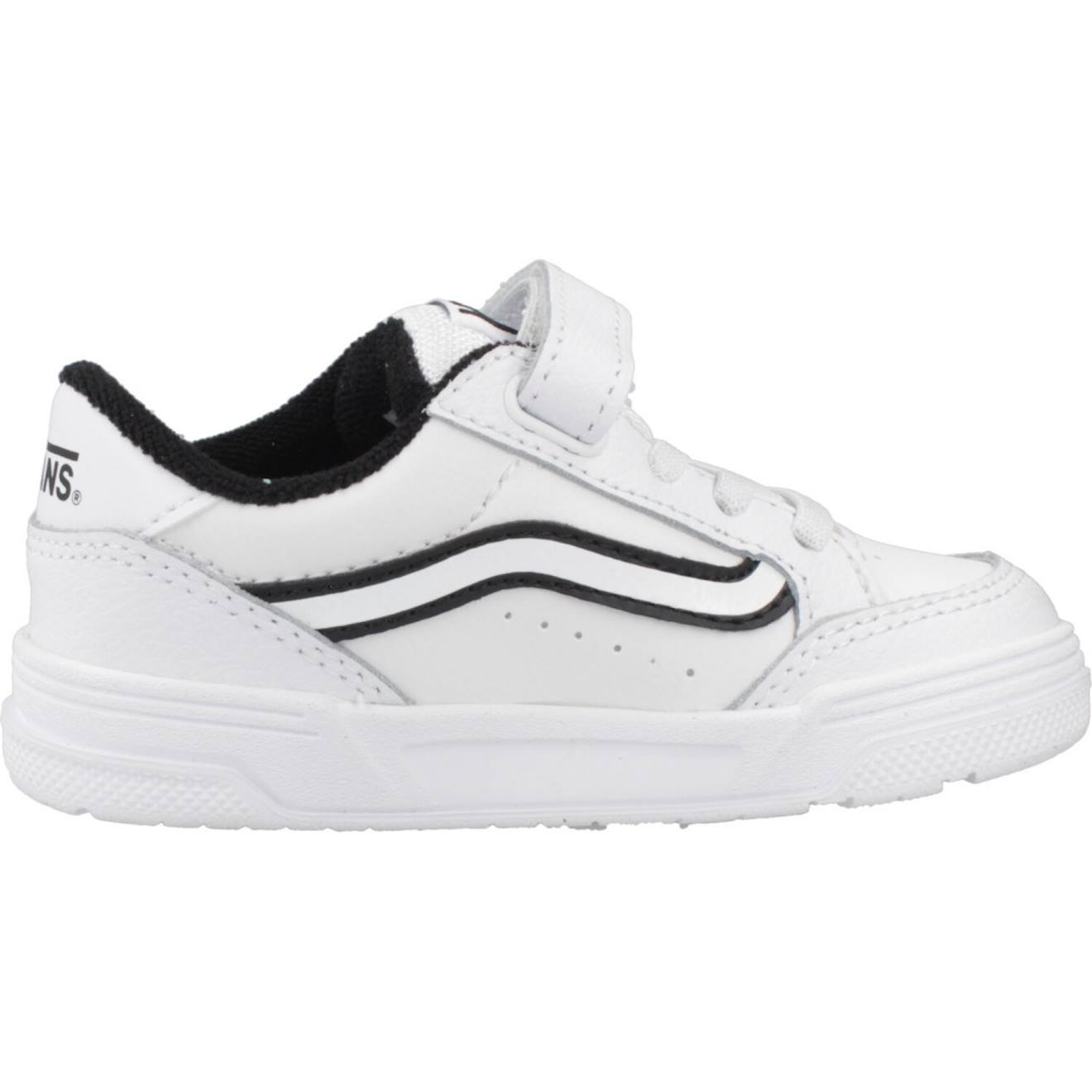 Baskets Enfant Garçon En Cuir Blanc Whtblk