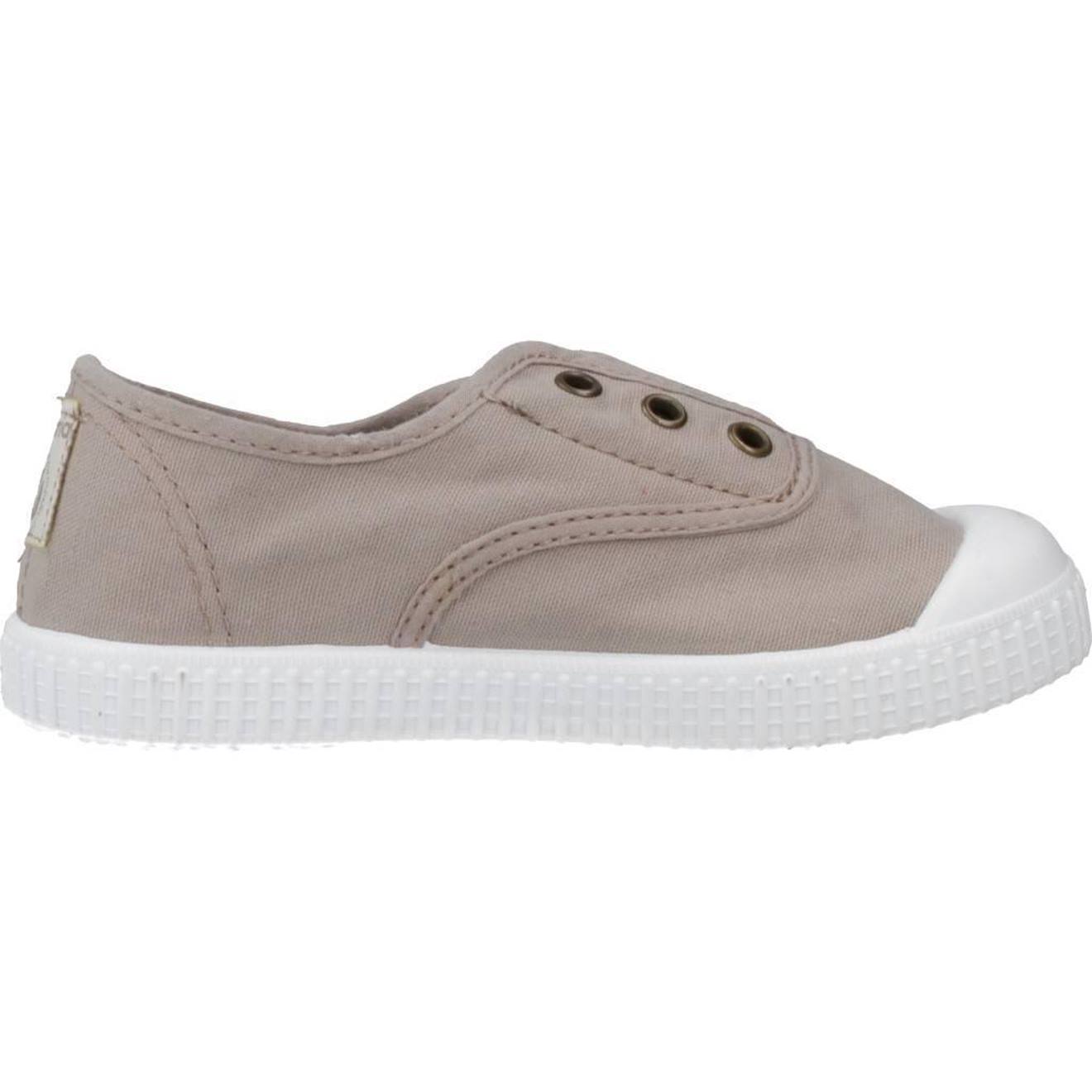 Basket Garçon Sans Lacets À Enfiler Beige