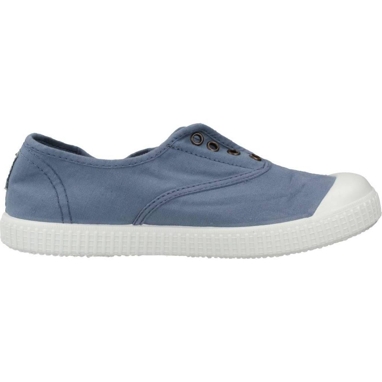 Basket Garçon Sans Lacets À Enfiler Bleu Bleu