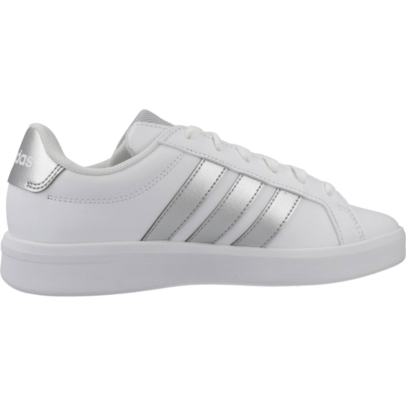 Basket Garçon En Textile Court Classique Lace Blanc White