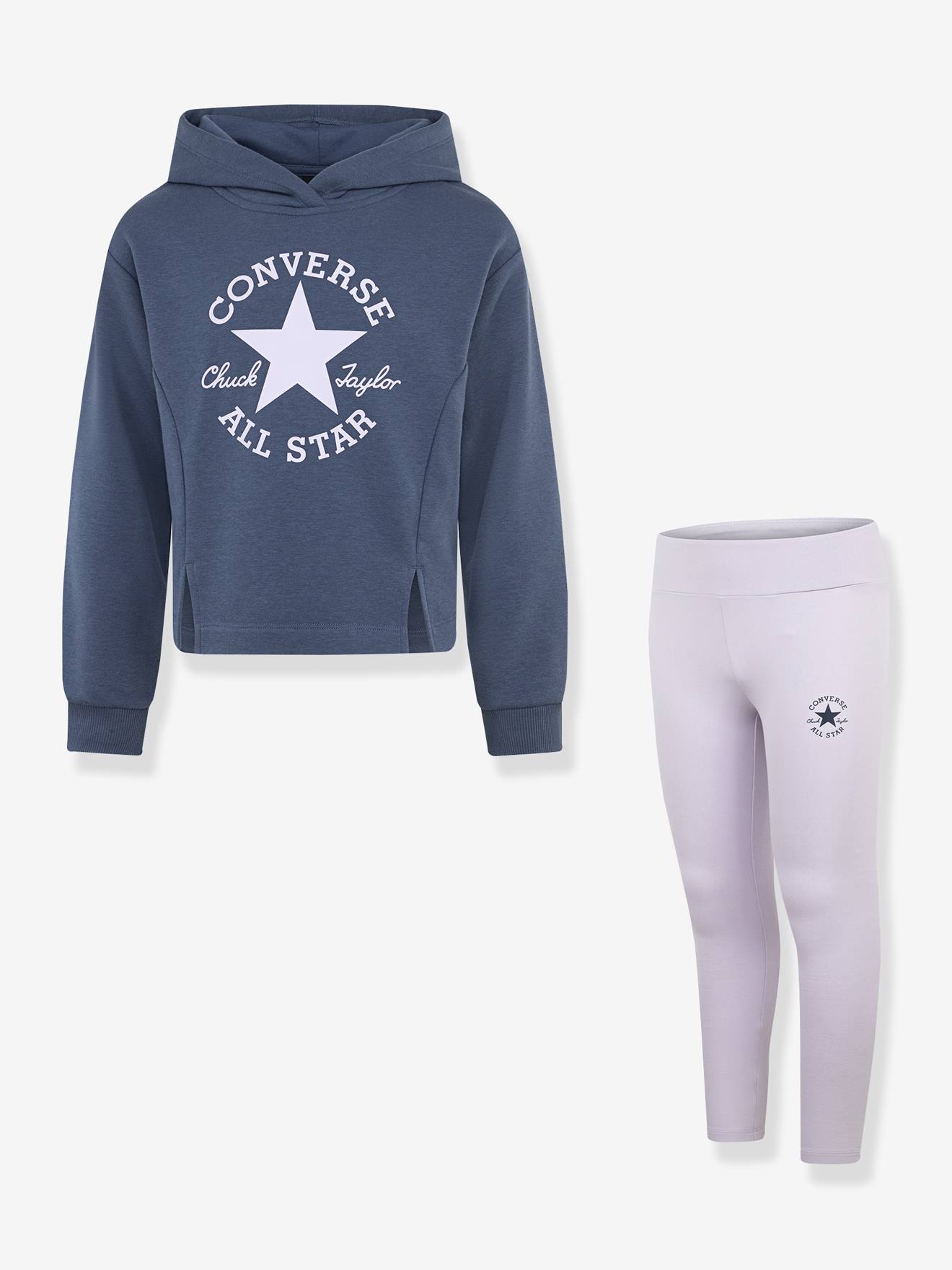 Sweat à capuche et legging marine