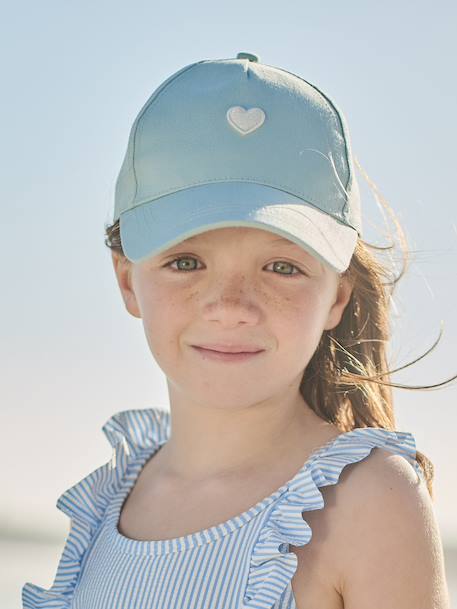 Fille-Accessoires-Casquette enfant fille coeur brodé