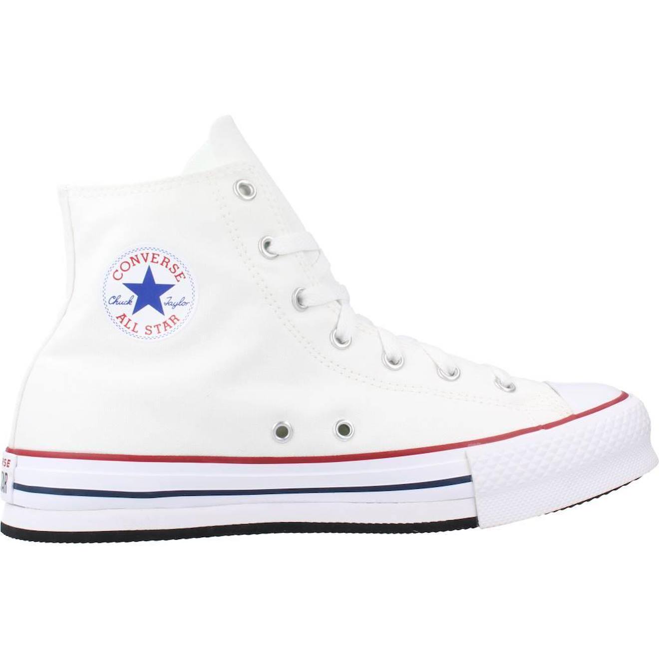 Basket Garçon Modèle Chuck Taylor All Star Eva Lift Hi Blanc White