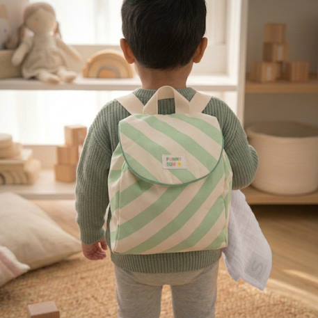Bébé-Accessoires-Sac à dos maternelle en coton