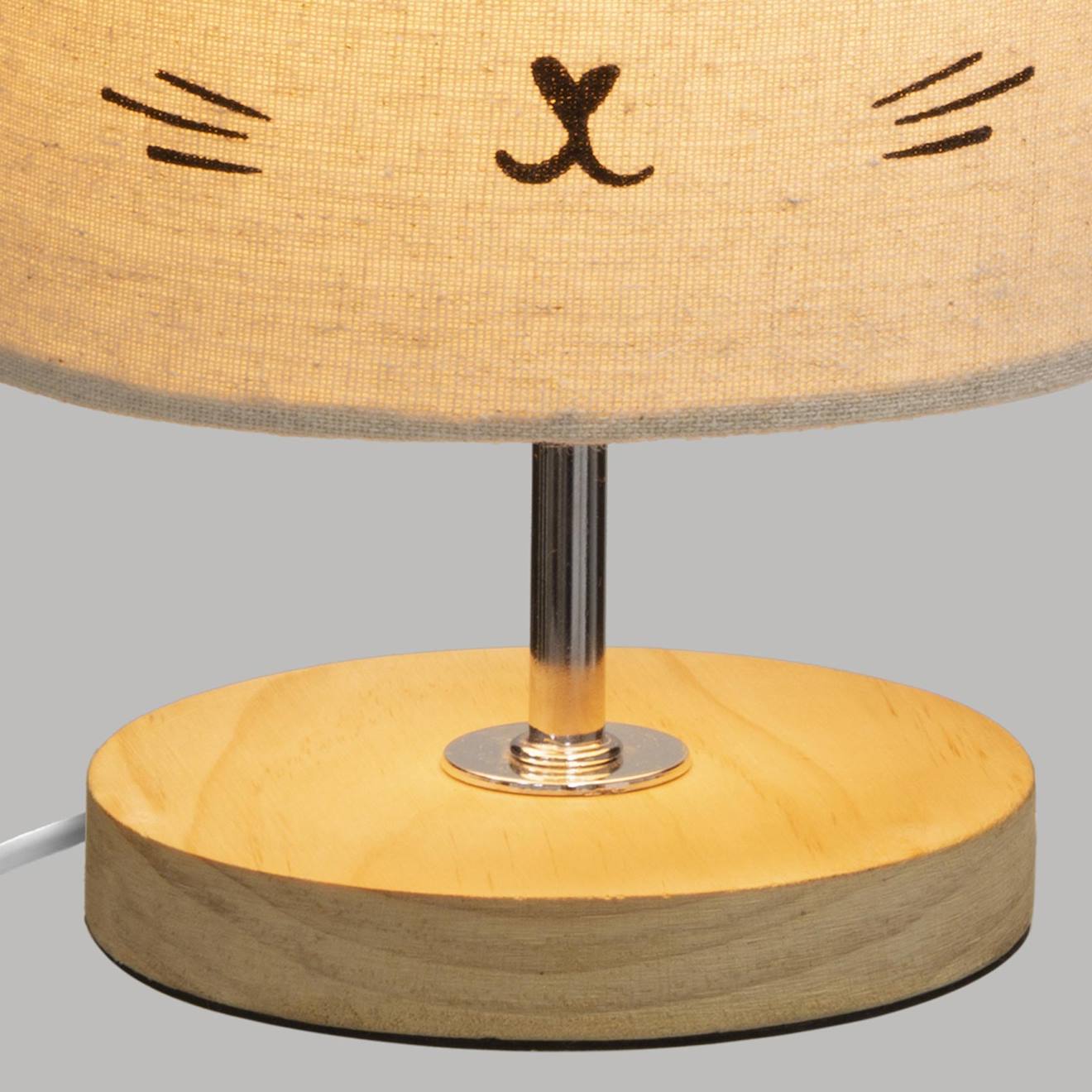 Lampe À Poser Enfant - Toxey Gris (Atmosphera) - Image 2