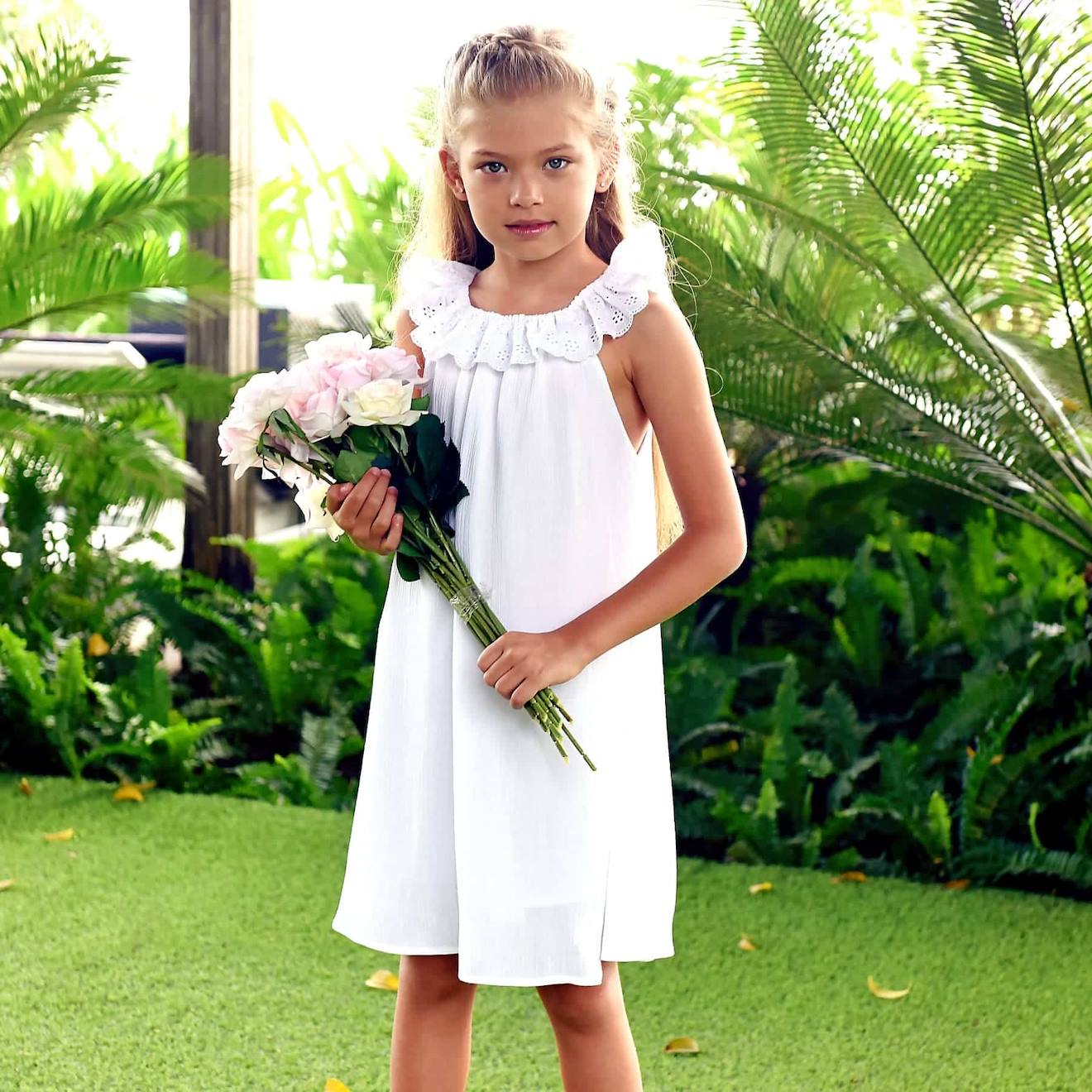 Robe De Communion Aurore Blanc