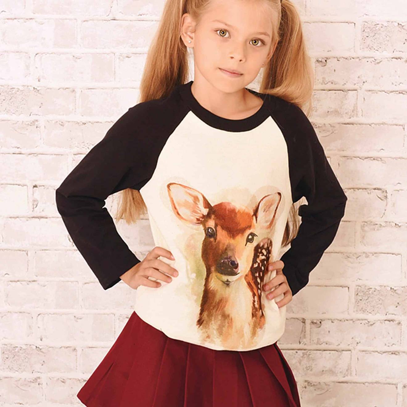 Sweat Imprimé Bambi The Fawn Beige Marron Sweat Imprimé Bambi The Fawn Beige Marron