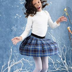 Jupe plissée hiver   carreaux tartan   london  - vertbaudet enfant