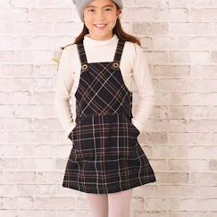 -Robe salopette   carreaux tartan   lola