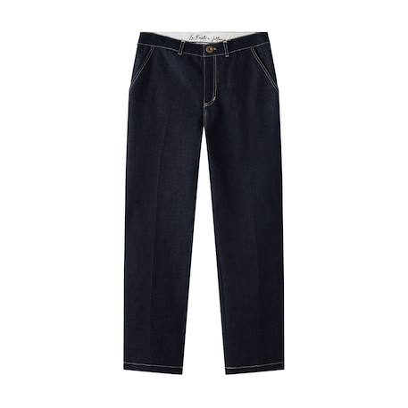 Jeans   coupe chino      sainclair Bleu foncé 1 - vertbaudet enfant 