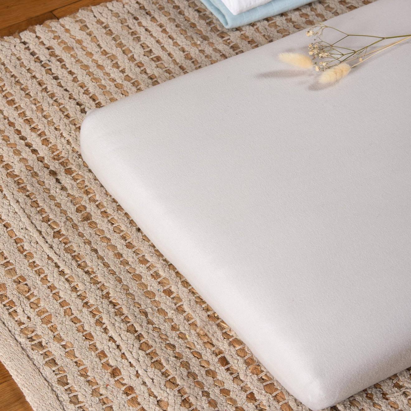 Drap Housse Coton Bio Jersey- Berceau Naturel