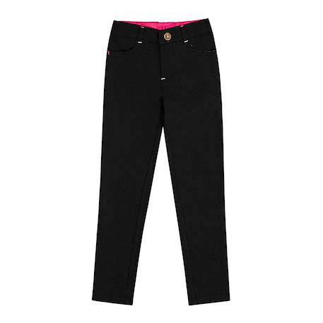 Fille-Pantalon slim stretch   coton fin   morgan