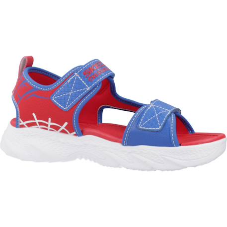 Sandales enfant garçon légère souple Bleu blrd+Bleu et rouge 11 - vertbaudet enfant 