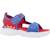 Sandales enfant garçon légère souple Bleu blrd+Bleu et rouge 11 - vertbaudet enfant 