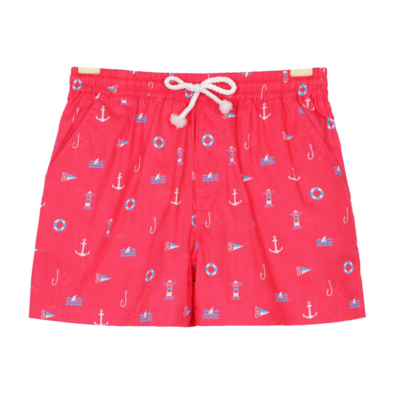 Short De Bain Imprim Marin Swimboy Rouge Bleu Ciel 12 €