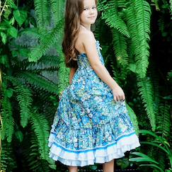 -Robe demoiselle d'honneur bohème  liberty   esmeralda
