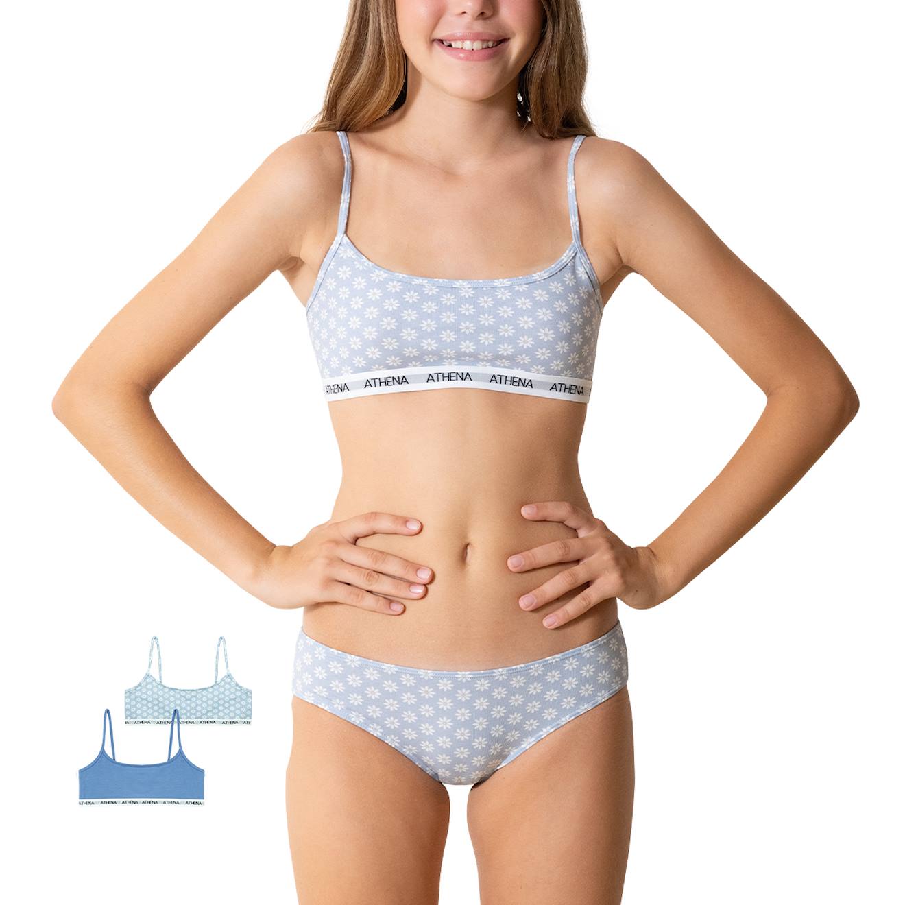 Lot De 2 Brassières My Petit Prix Jean-fleurs
