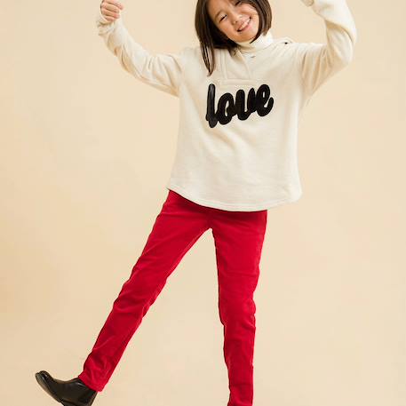 Pantalon velours   slim fit stretch  morgan  - vertbaudet enfant