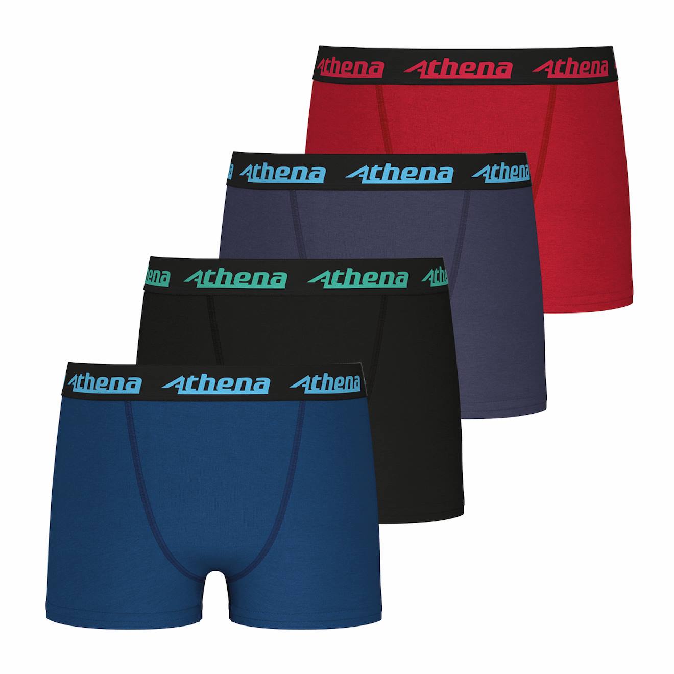 Lot De 4 Boxers Garon My Petit Prix Marine-noir-gris-rouge 10 €