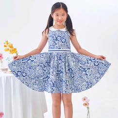 -Robe demoiselle d'honneur  fleurie    hepburn