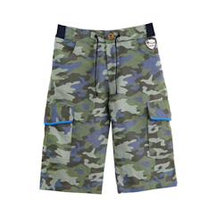 Bermuda  camouflage  en lin avec poches cargo  arcachon  - vertbaudet enfant