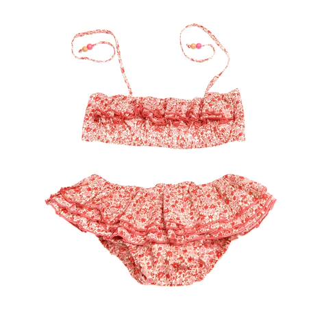 Maillot de bain 2 pièces liberty     swan  - vertbaudet enfant