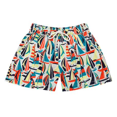 Garçon-Maillot de bain-Short de bain    imprimé voiliers rétros  swimboy