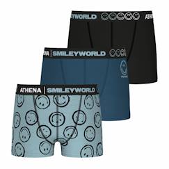 Lot de 3 boxers smileyworld® i  - vertbaudet enfant