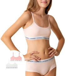-Lot de 2 brassières coton ultra doux