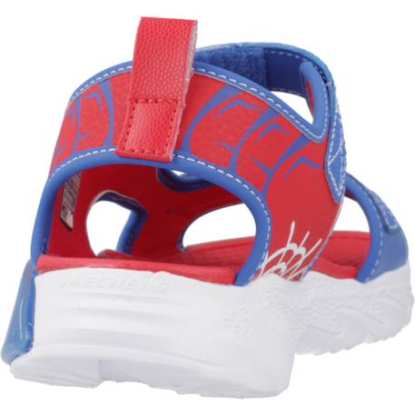 Sandales enfant garçon légère souple Bleu blrd+Bleu et rouge 9 - vertbaudet enfant 