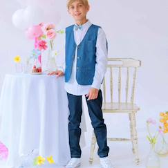 Jean slim    en fin  stretch  morgan  - vertbaudet enfant