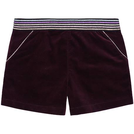 Short hiver   velours    ceinture à paillettes  poupette  - vertbaudet enfant