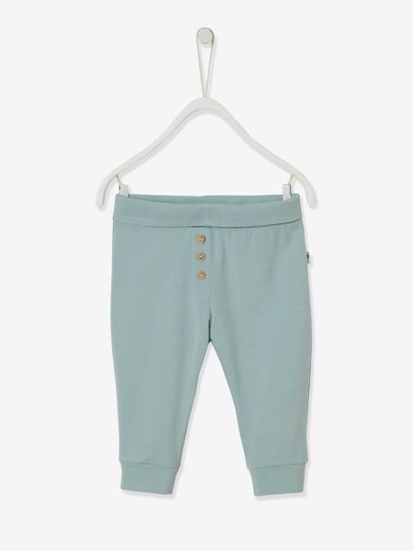 baby jersey legging bleu bonton main image 1