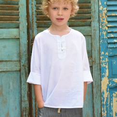 Chemise  été  - cérémonie bohème  robinson  - vertbaudet enfant