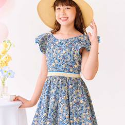 Robe cérémonie  fleurie  et  à volants  angel  - vertbaudet enfant