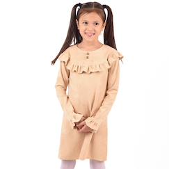 -Robe costume indien  en suédine   squaw