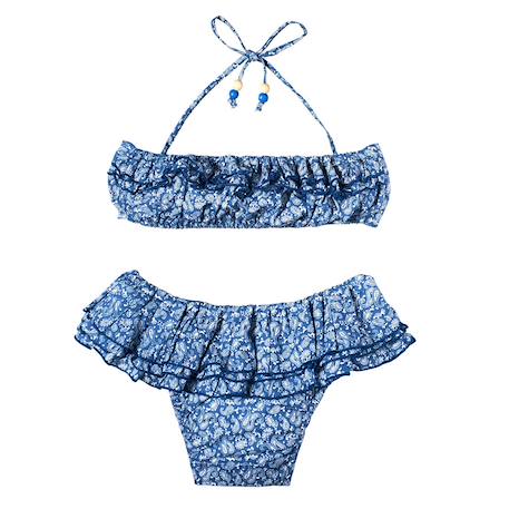 Maillot de bain 2 pièces   imprimé cachemire  swan  - vertbaudet enfant