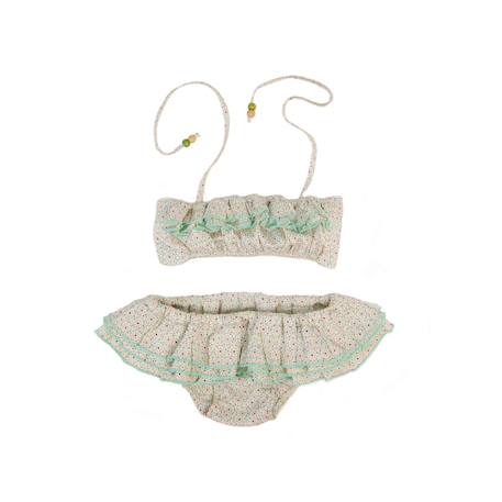 Maillot de bain 2 pièces   à volants  swan  - vertbaudet enfant