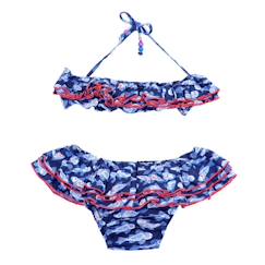 -Maillot de bain 2 pièces   imprimé poissons koi   swan