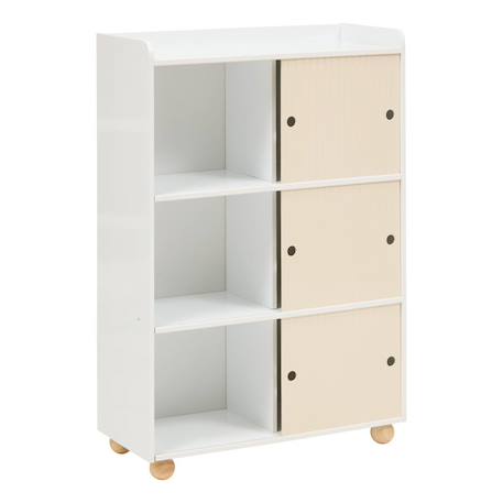 Meuble de rangement portes coulissantes - bouli Beige 3 - vertbaudet enfant 