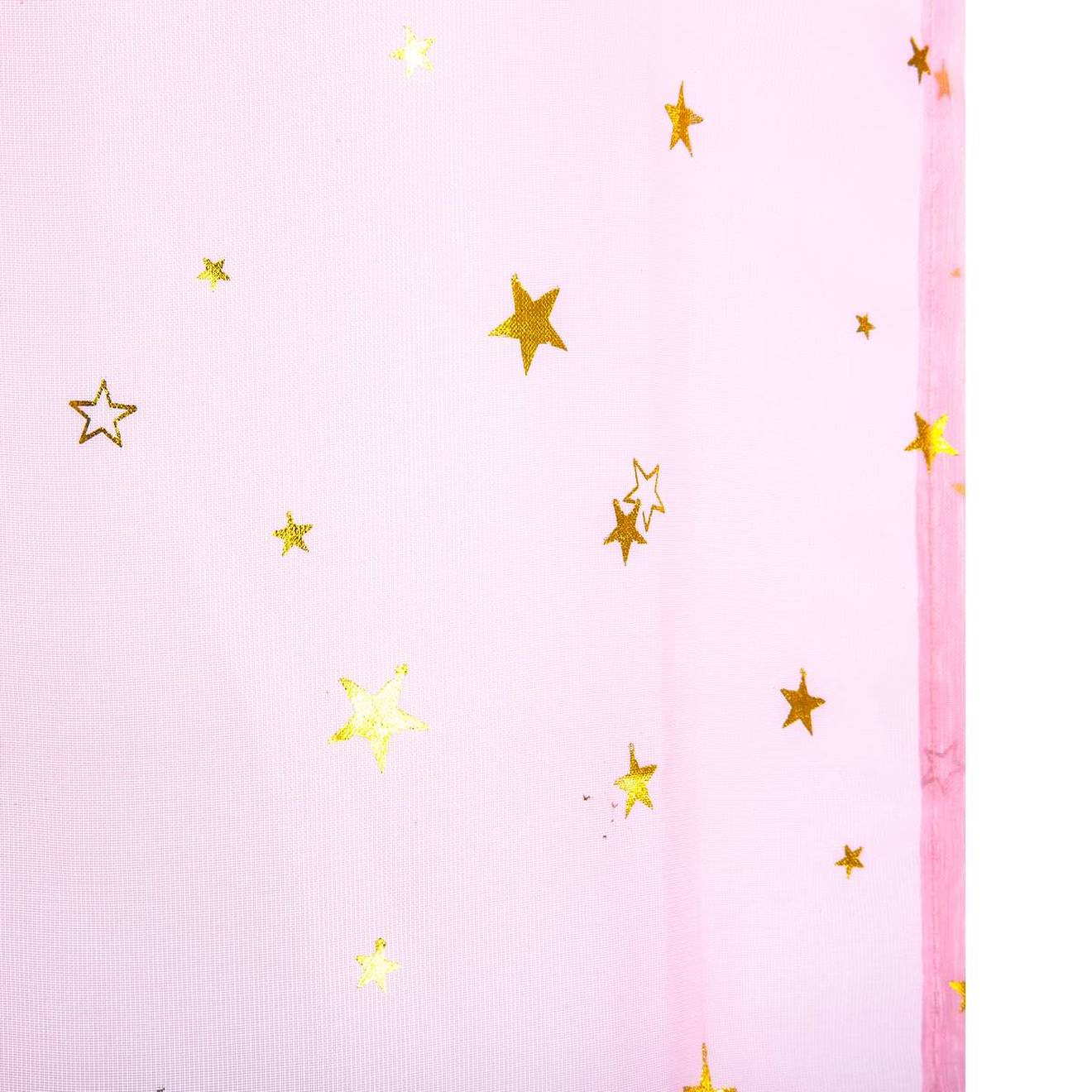 Voilage Enfant Étoile D'or À Oeillets Blanc (Atmosphera For Kids) - Image 2