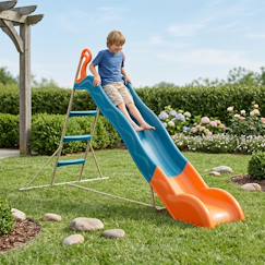 Jouet-Toboggan linou bleu 2,63 m pour enfants